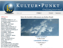 Tablet Screenshot of kultur-punkt.ch